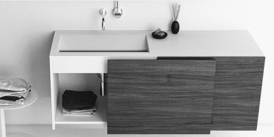 Umywalka z Corianu z szafką