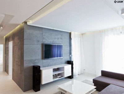 Beton architektoniczny - płyty dekoracyjne klasy premium.