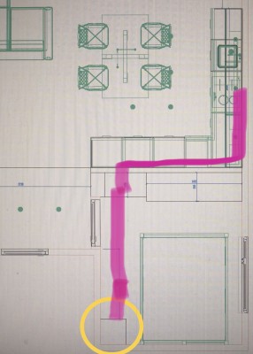 Rzut mieszkania w nowej aranżacji