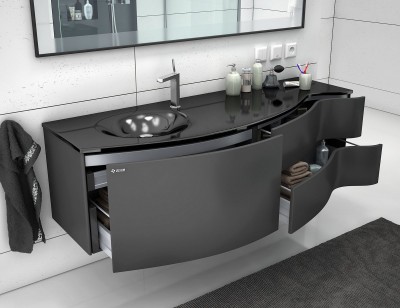 Umywalka z szafką na wymiar Luxum