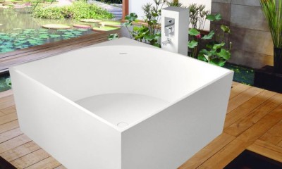 Wanna kwadratowa na zamówienie wolnostojąca