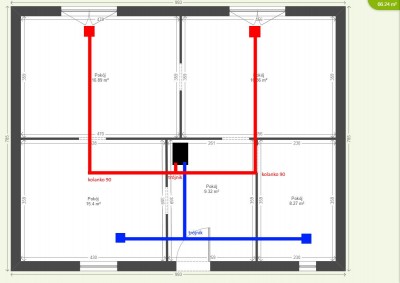 na sztywnych rurach spiro