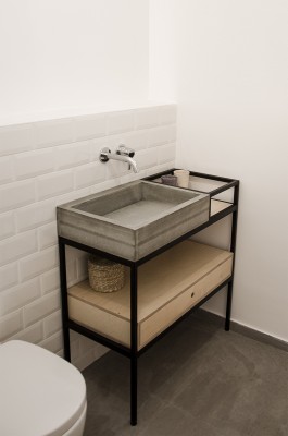 Umywalka LUXUM z betonu architektonicznego