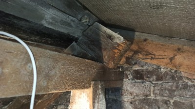 Stara krokiew kąt 35