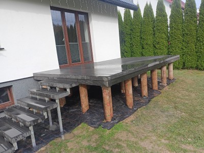 Pogląd konstrukcji tarasu